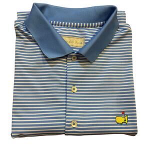 Donald Ross Men’s Masters Golf Polo Size Large Performance Wicking ANGC Augusta